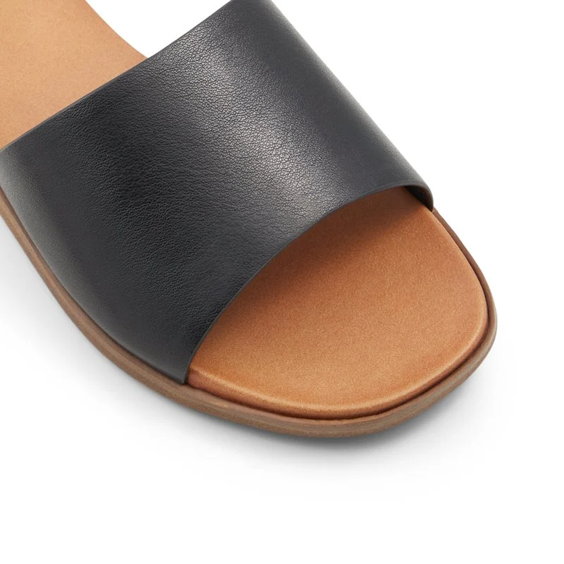 Sandale negre pentru femei, model casual de vară