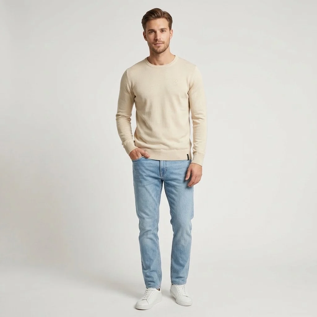 Pulover bărbați U.S. Polo Assn. Bej