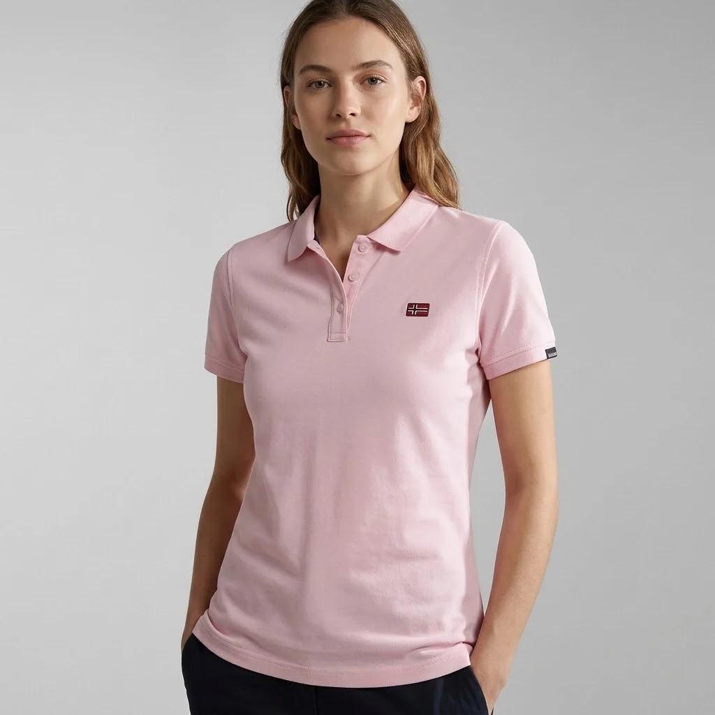 Tricou Polo damă Norway 1963 roz