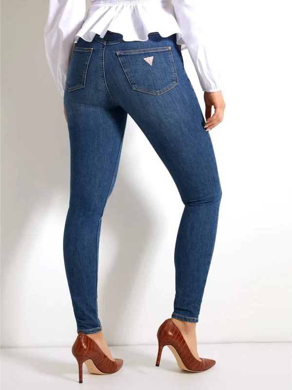 Blugi Guess damă cu talie înaltă