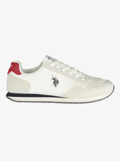 Sneakers bărbați U.S. Polo Assn. Albi