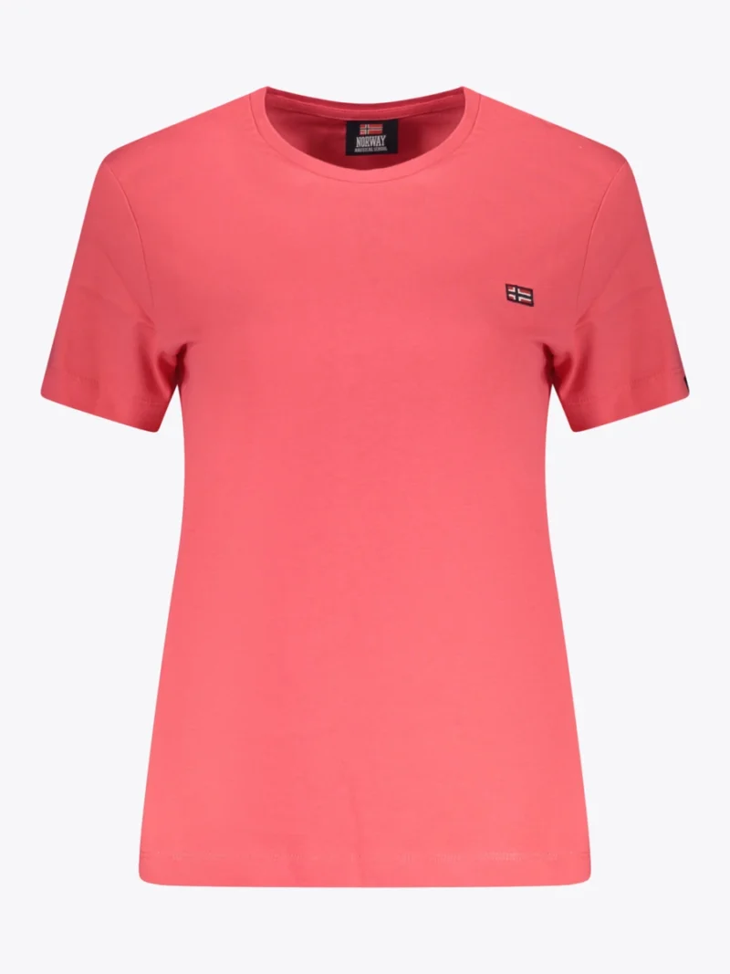 Tricou damă Norway 1963 bumbac 100% roșu