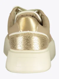 Sneakers damă U.S. Polo Assn. bej auriu